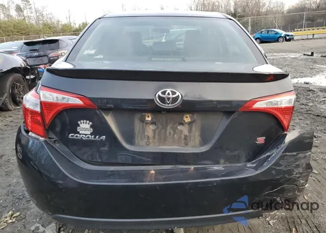 2016 Toyota Corolla L из США, поврежденный, VIN 2T1BURHE1GC728590